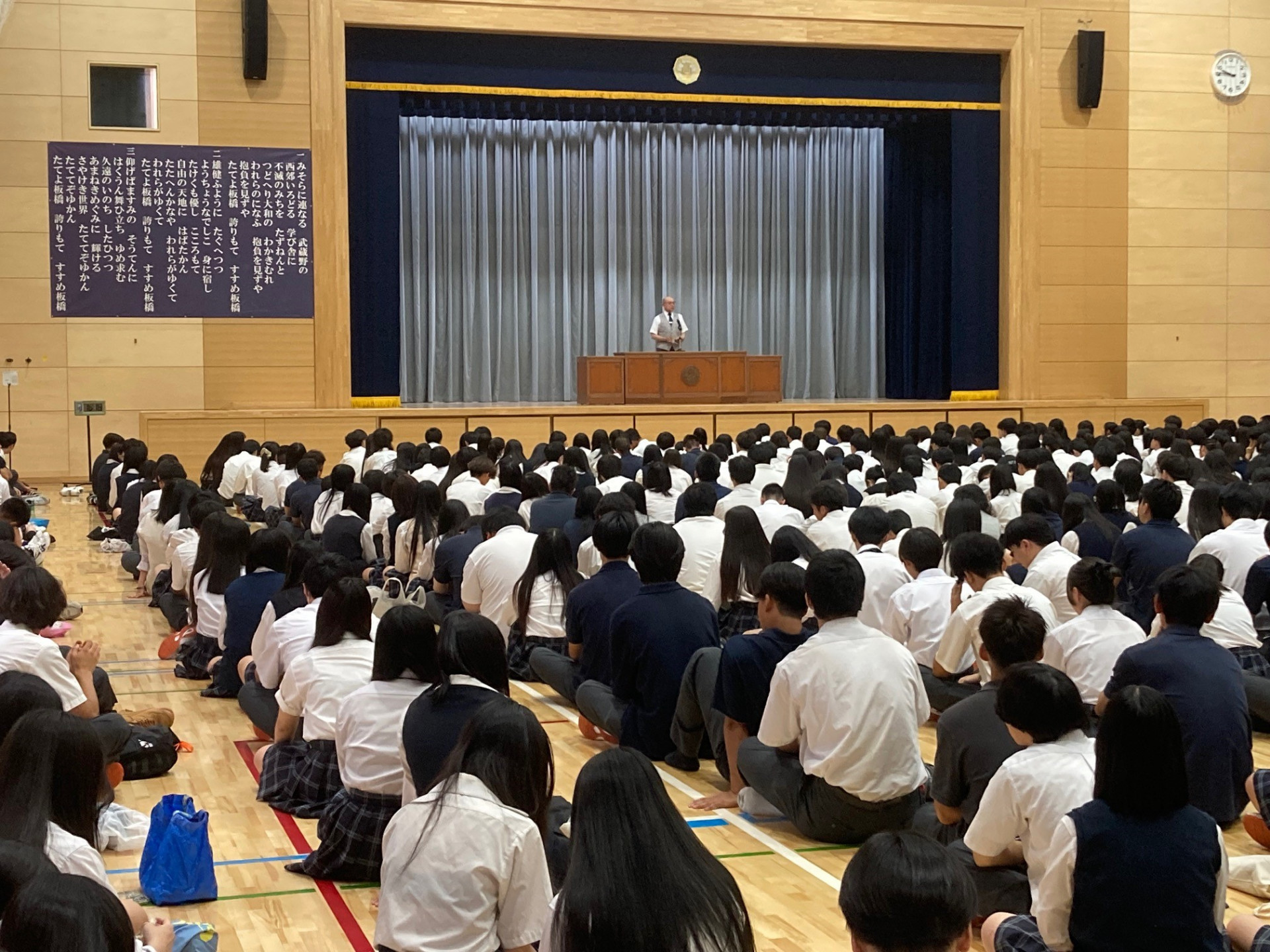 20250901始業式　校長